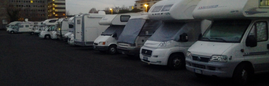 area di sota camper attrezzata Roma - Park Colombo