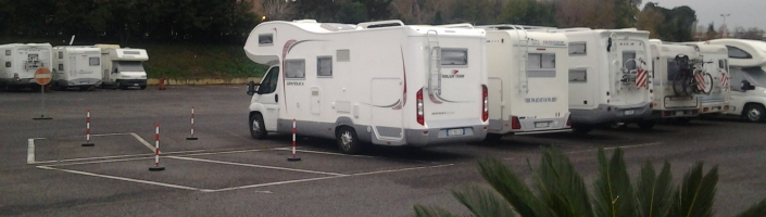 tariffe area sosta camper roma