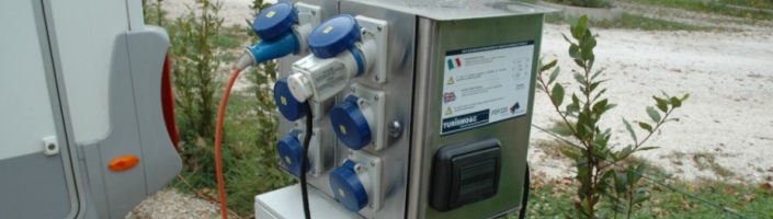 servizi area sosta camper roma